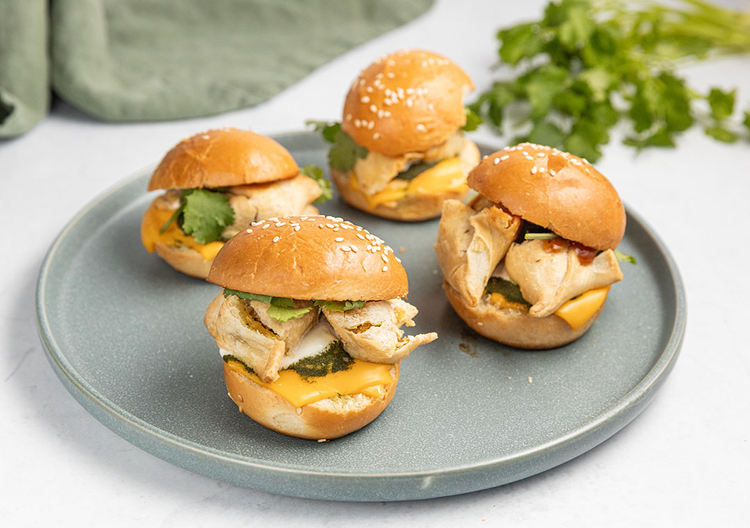 cocktail samosa slider