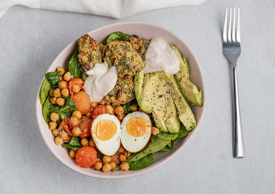 Pakora Brunch Bowl