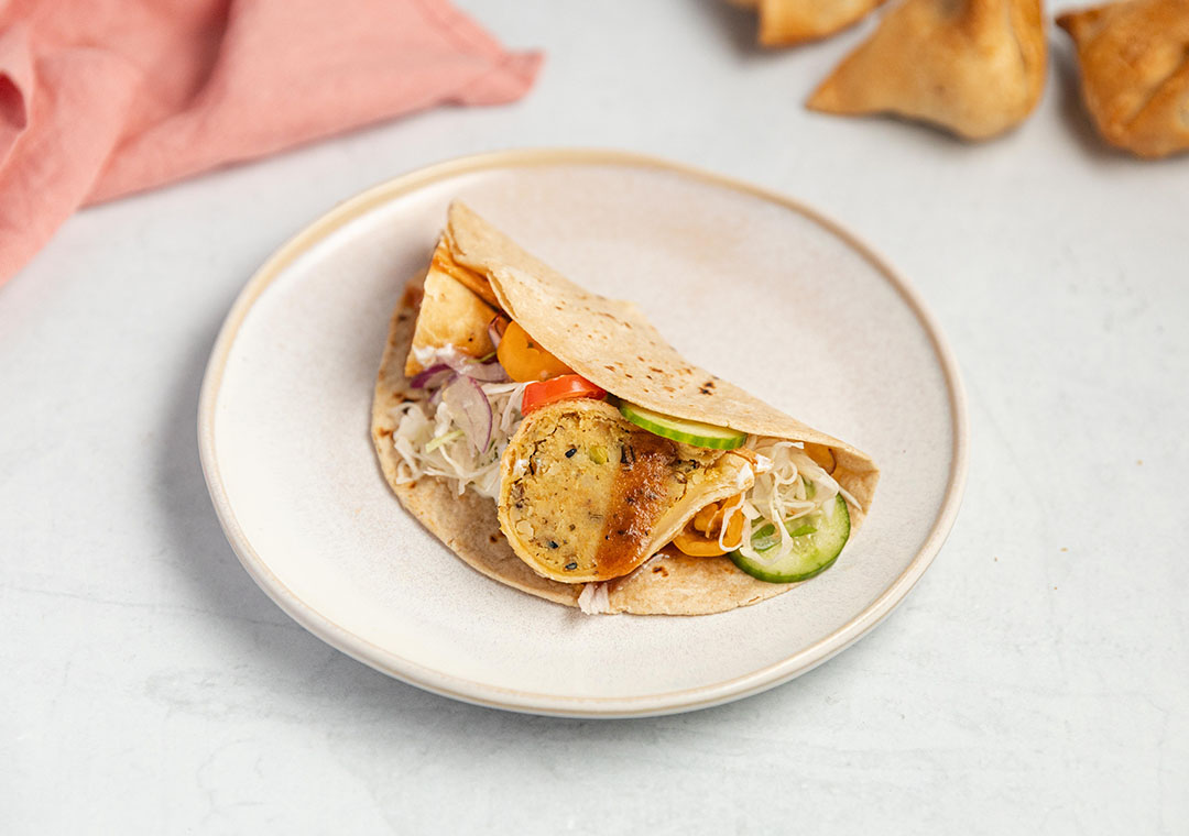 punjabi samosa wraps